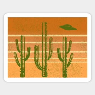 desert ufo Sticker